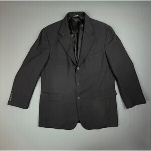 Vintage Brooks Brothers 42R Wool Cashmere Blazer Black 3-Button Colombia